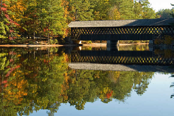 Covered bridge at Stone Mountain