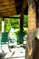 An inviting porch at High Cove
